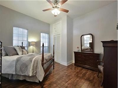 bedroom with walk-in closet