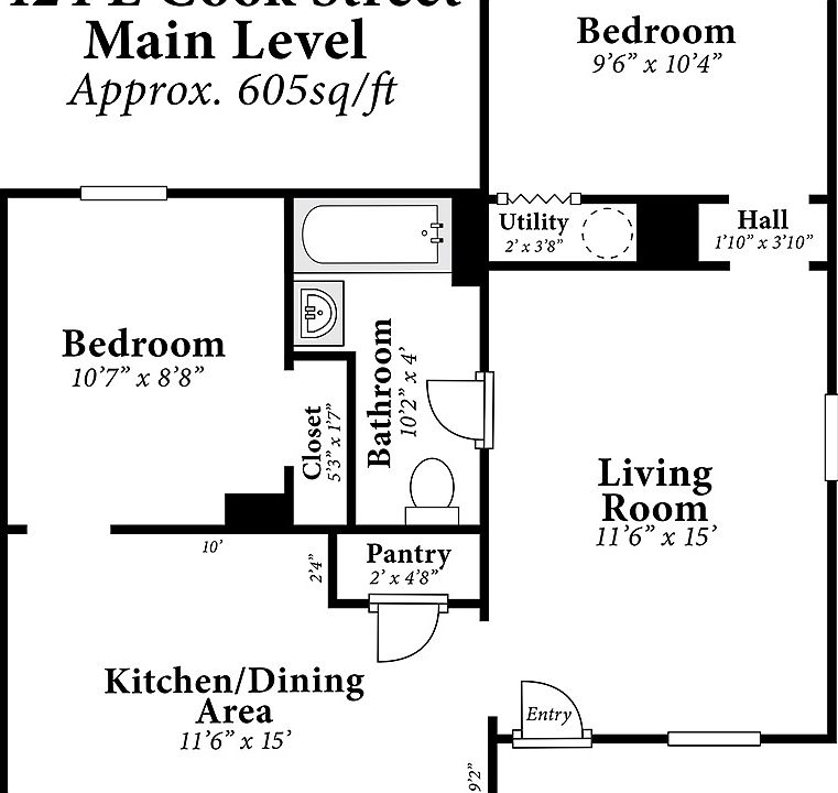 1st image of 424 E Cook St #2