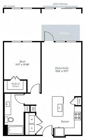 Floor plan A4