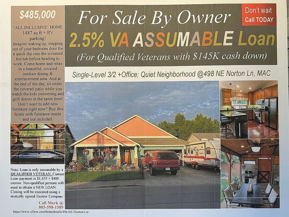 Assumable 2.5%- VETERAN ONLY