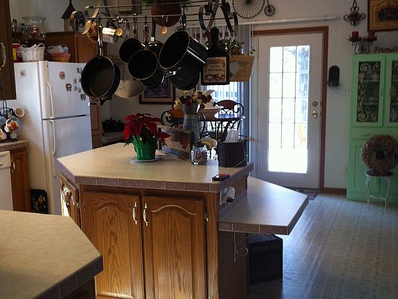 Island in Open Kitchen
