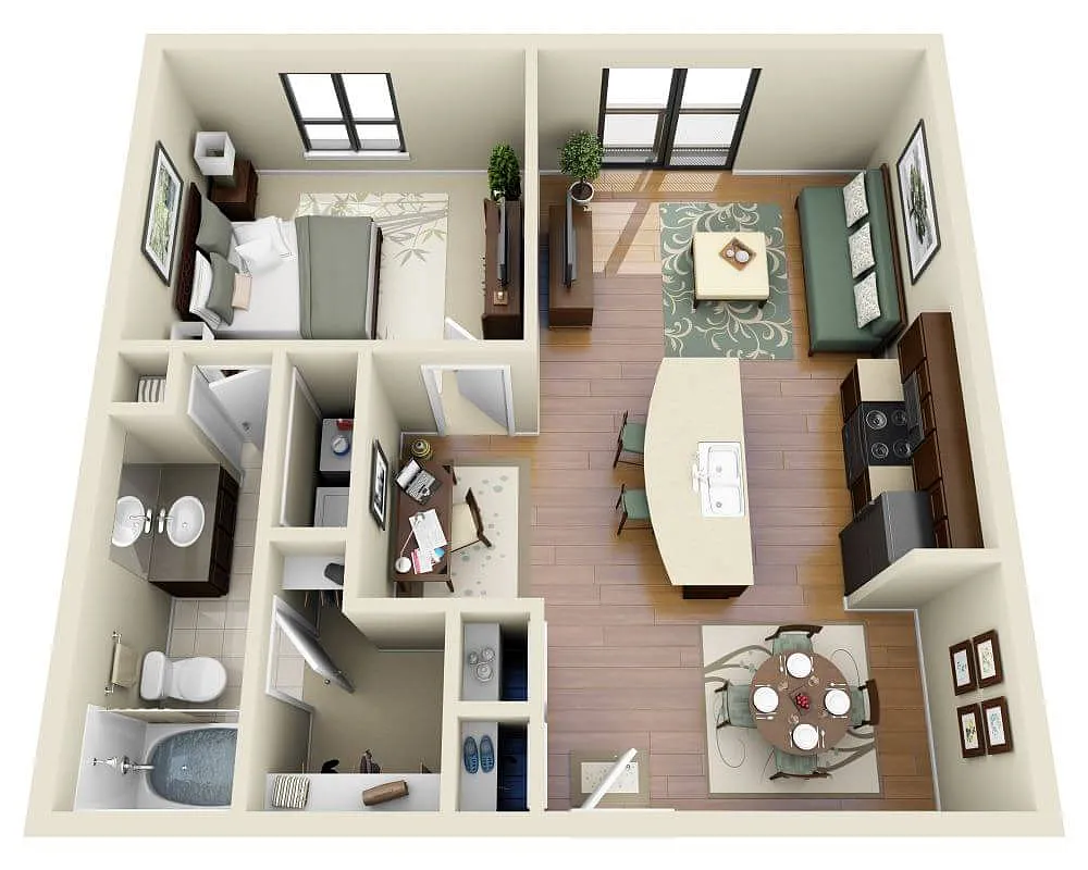 Floor plan Belmonte (A1C)