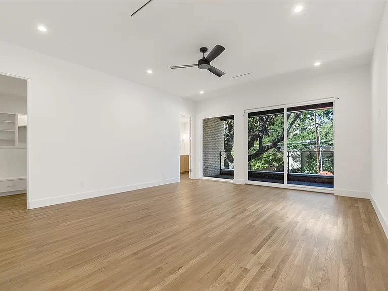 Primary suite with large balcony