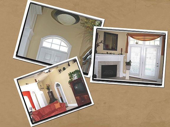 Foyer, Fireplace, Professionally Decorated