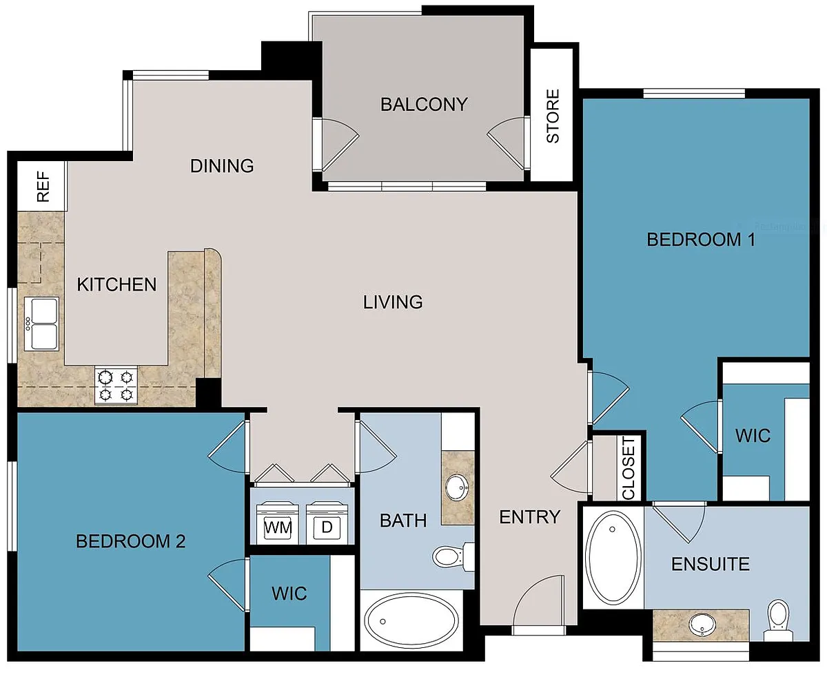 Floor plan B2