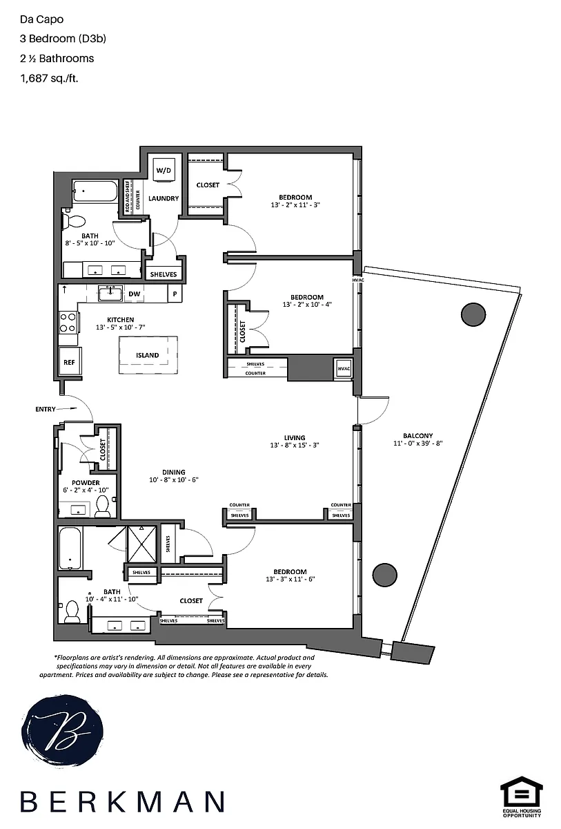 Floor plan Da Capo