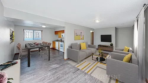 Floor plan 2 Bedroom Lower Unit Layout