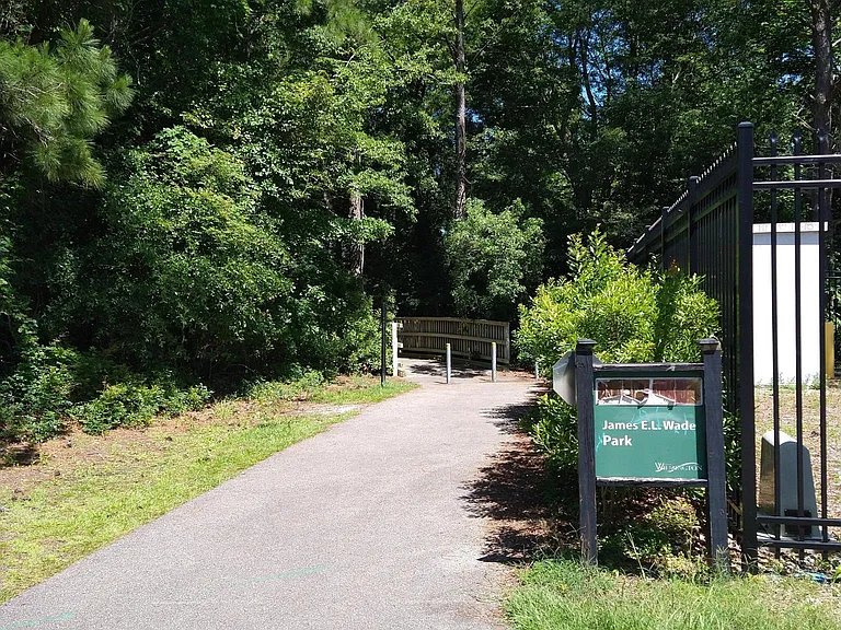 Brookview Rd. entrance to Wade Park