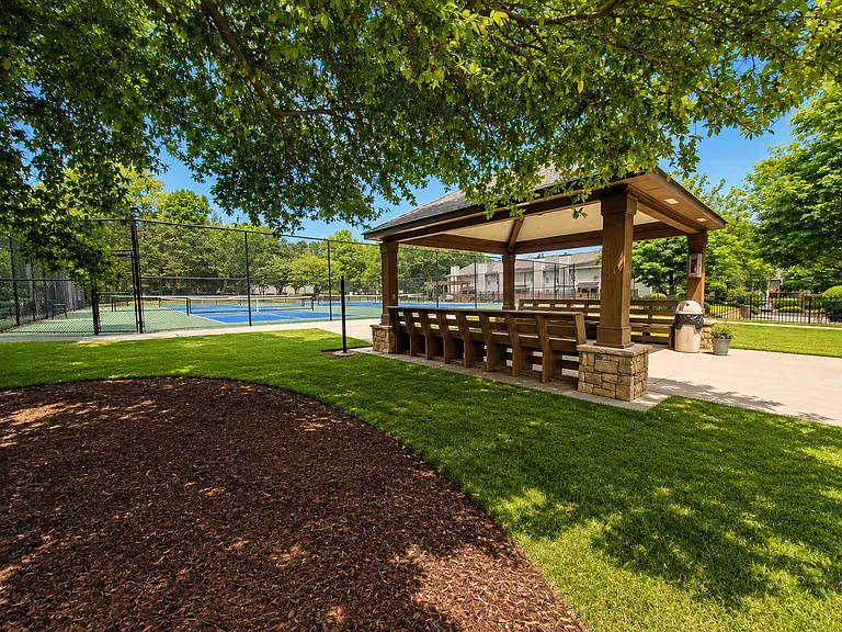 Gazebo with grilling stations