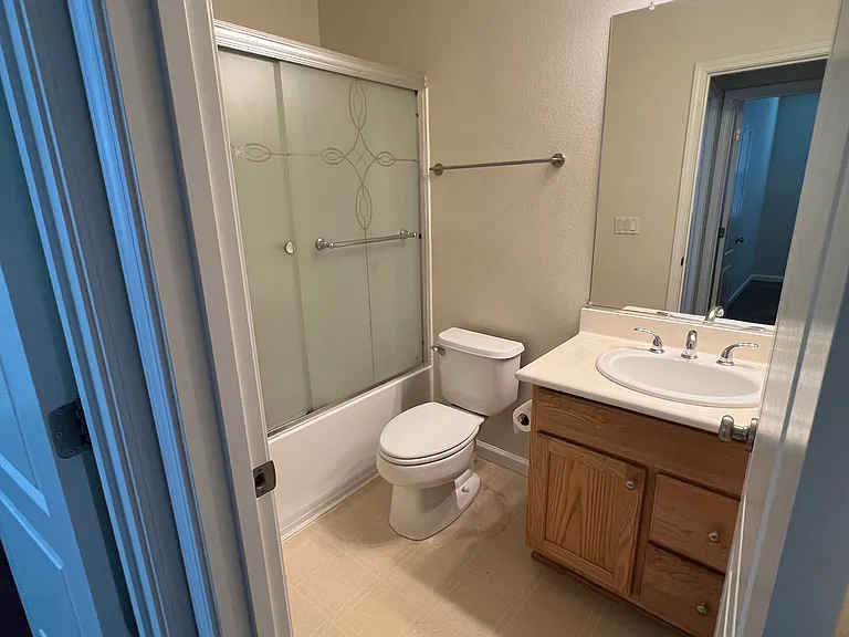 Hallway bathroom