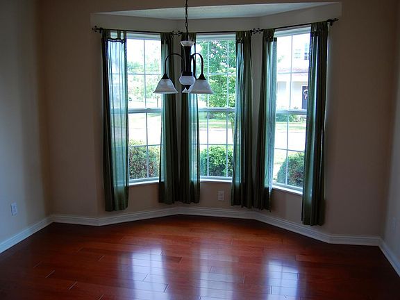 dining area; hardwood floors