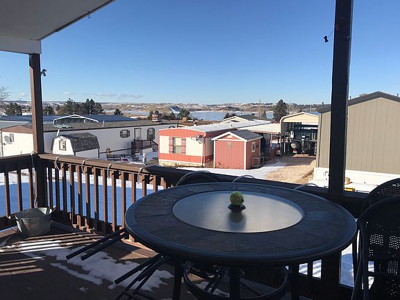 Deck overlooks Lake