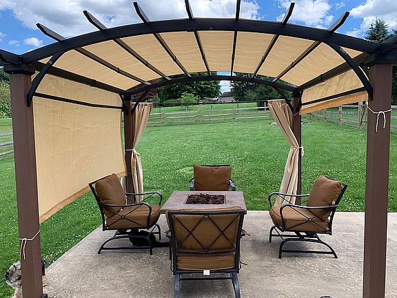 Backyard patio