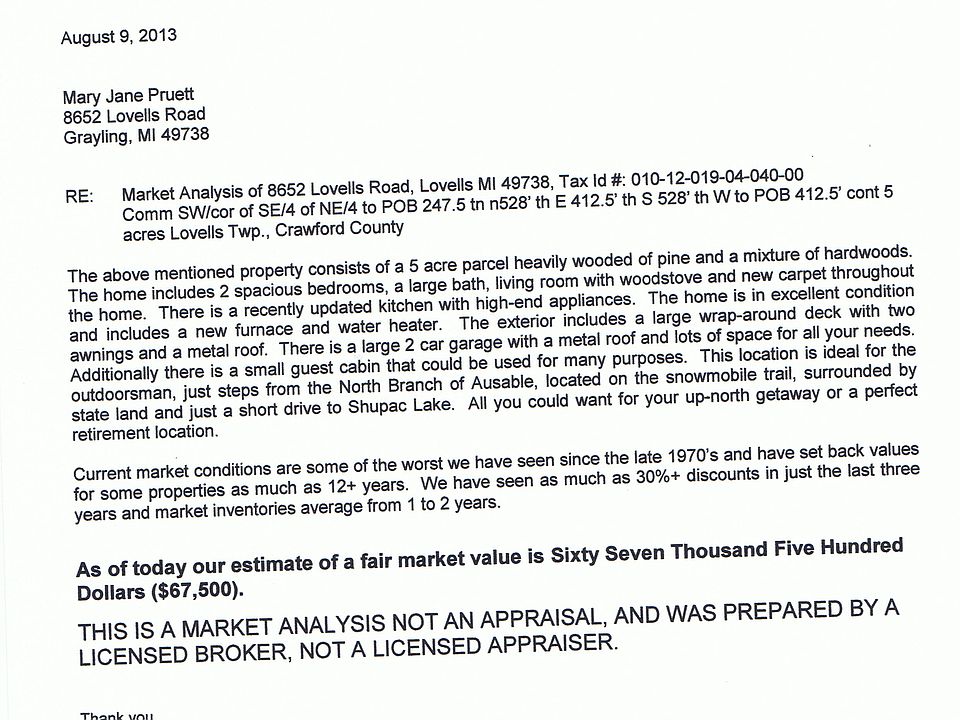 1st image of 8652 Lovells Rd
