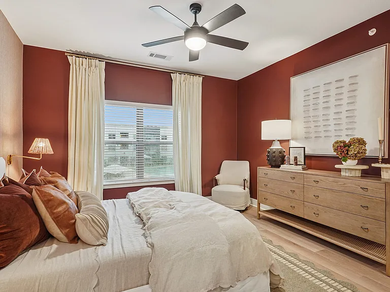 Large Bedroom with Window and Bathroom Access
