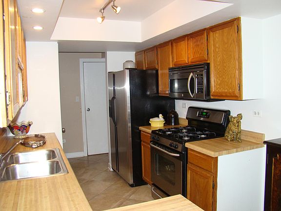 Pass-through kitchen from dining room.