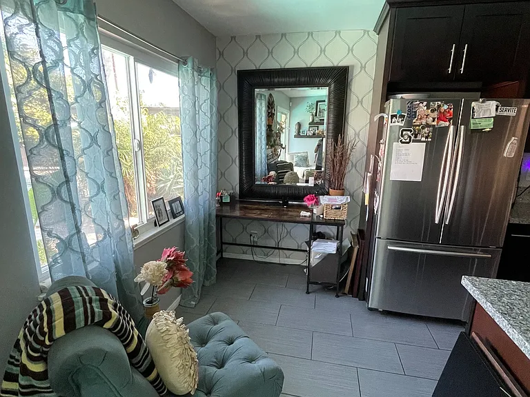 Nook off the kitchen - overlooks the pool