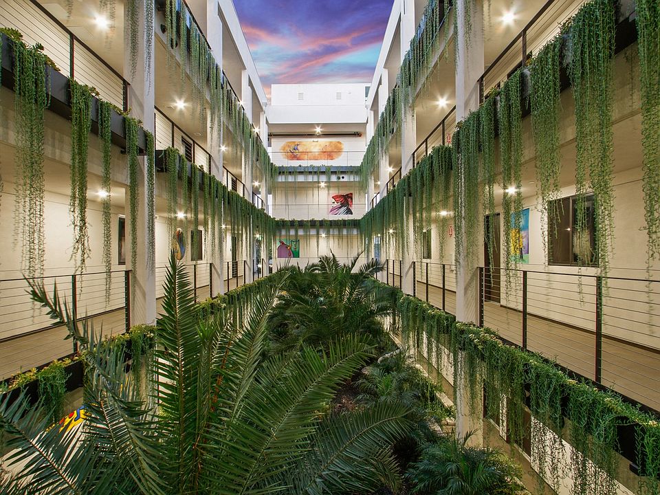 Courtyard With Lush Landscaping