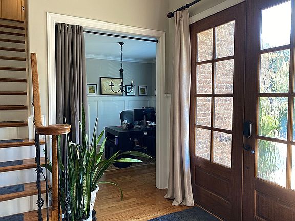 Foyer splits Dining/Office