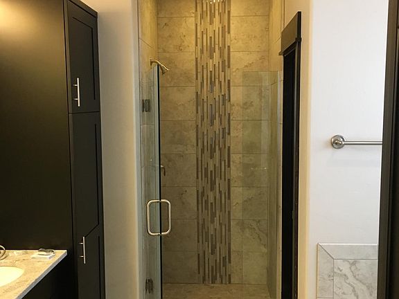 Master shower