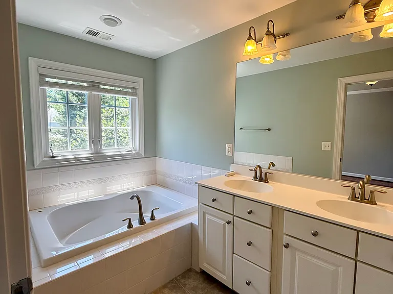 Primary Bath with large tub