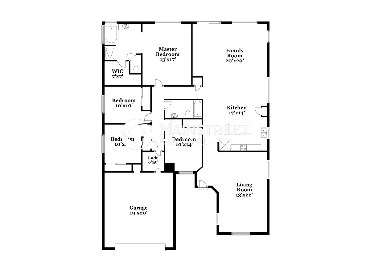 Floor Plan - 6512 W Gross Ave
