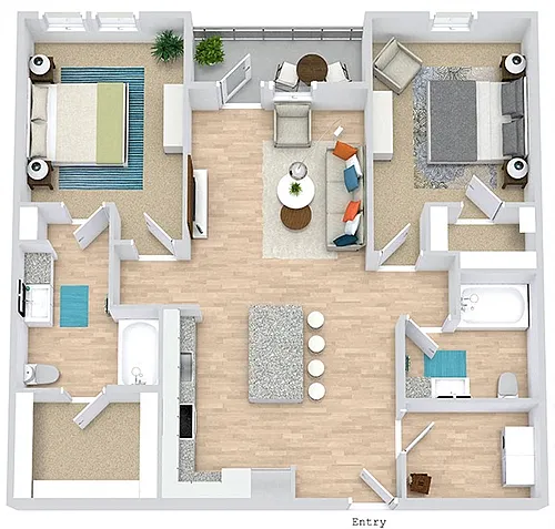 Floor plan Hickory