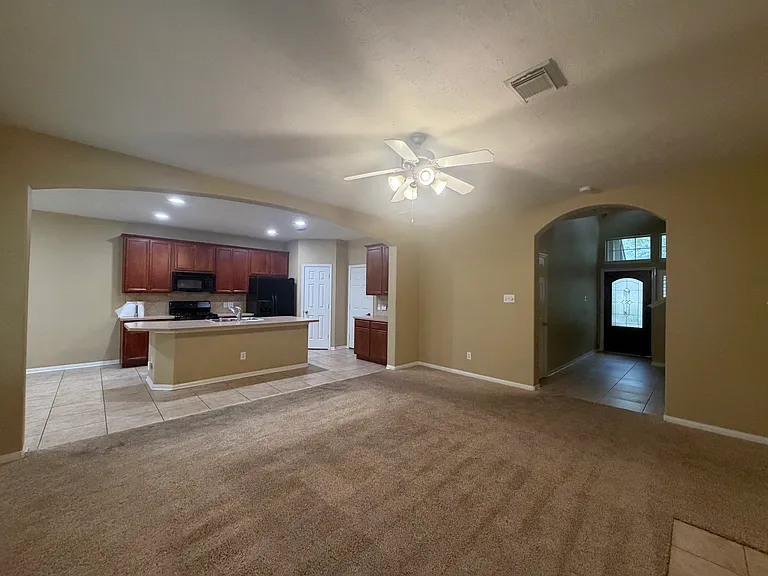 Kitchen and Living Room