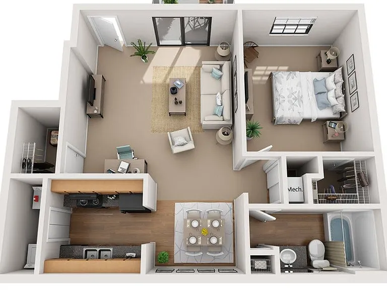 1 Bedroom | 1 Bath | 720 SF 1 Bedroom | 1 Bath | 720 SF