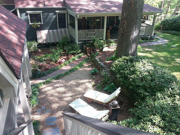 Rear from carriage house