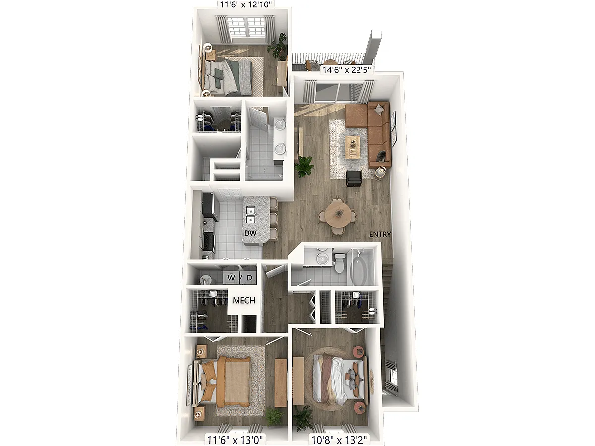Floor plan C1