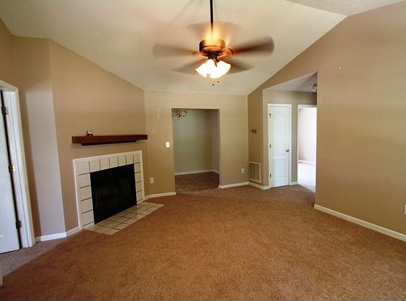 Greatroom with fireplace