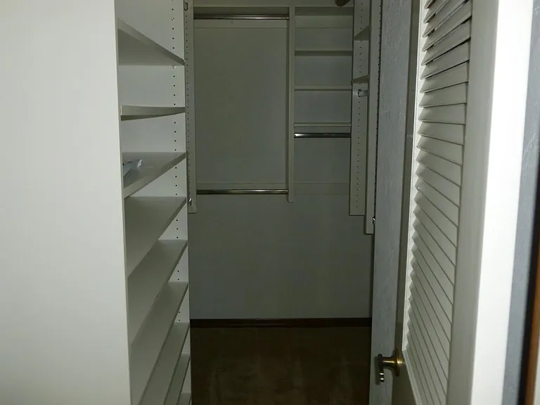 Walk in master closet