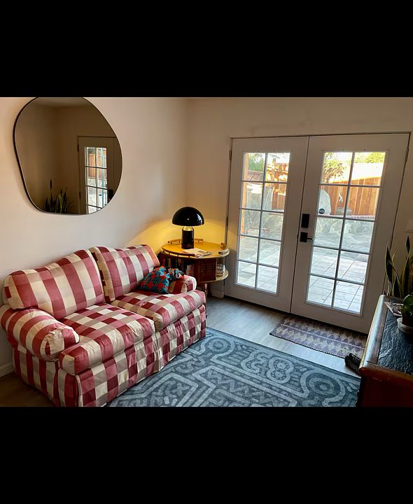 Private living room and entrance
