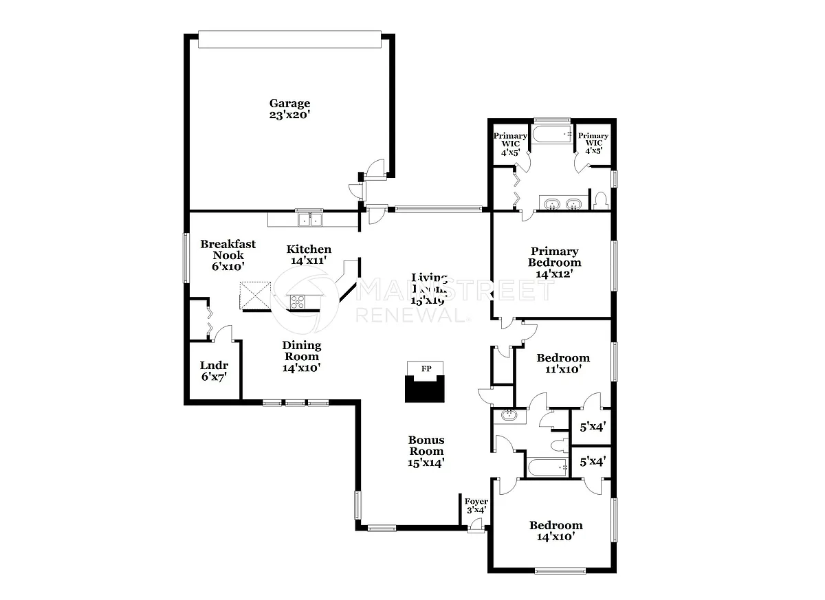Floor Plan - 513 Quail Hollow Dr