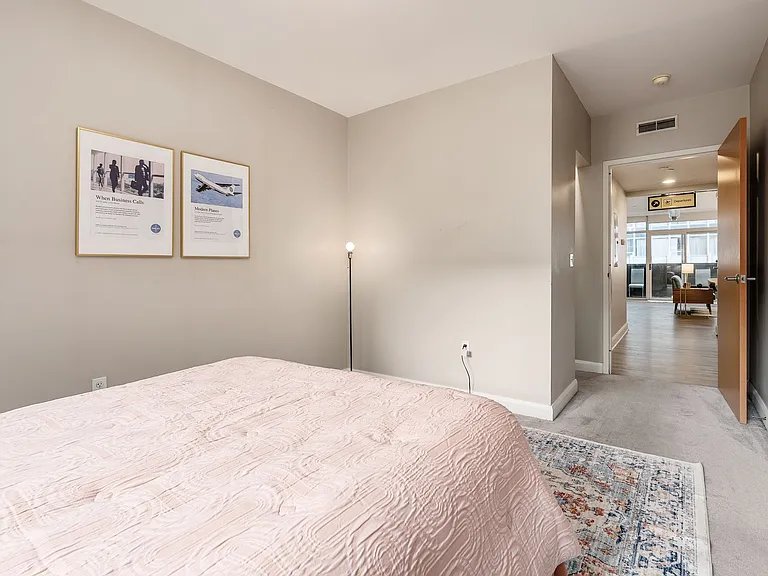 Large bedroom (furniture is for advertising purposes but can be included for an additional fee).