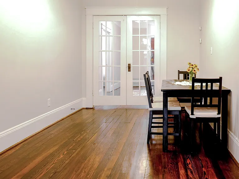 The dining room