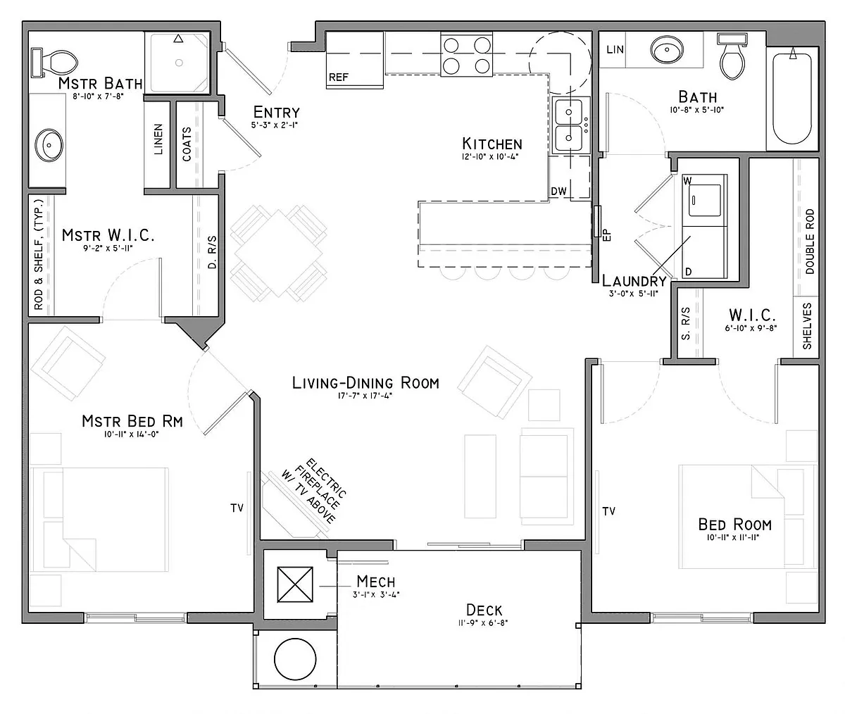 Floor plan Conestoga (C1-54)