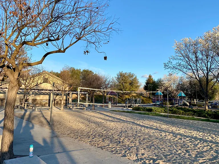 Volleyball, basketball courts and multiple playgrounds and amenities of Dublin Ranch