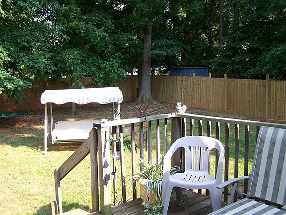 Backyard w/ deck