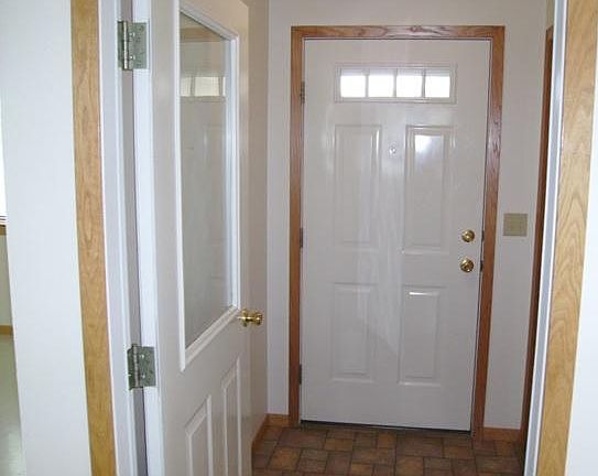 Arctic entry to kick off your shoes when you get home with a