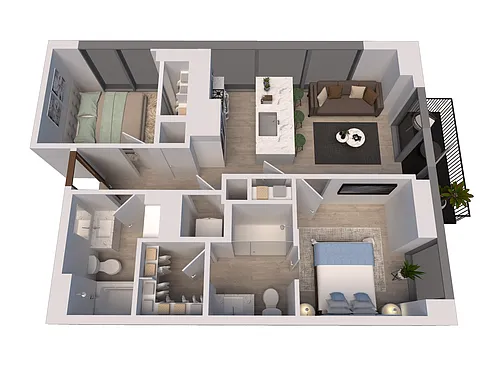 Floor plan B2