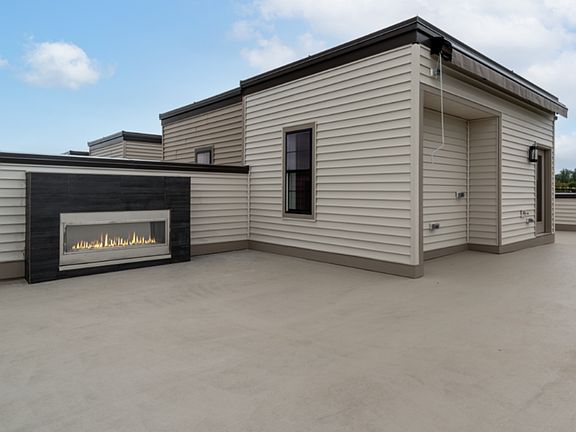 Rooftop fireplace