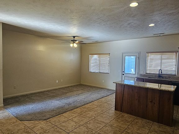 Kitchen and living area