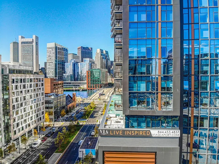 Exterior View of Boston Seaport Waterfront
