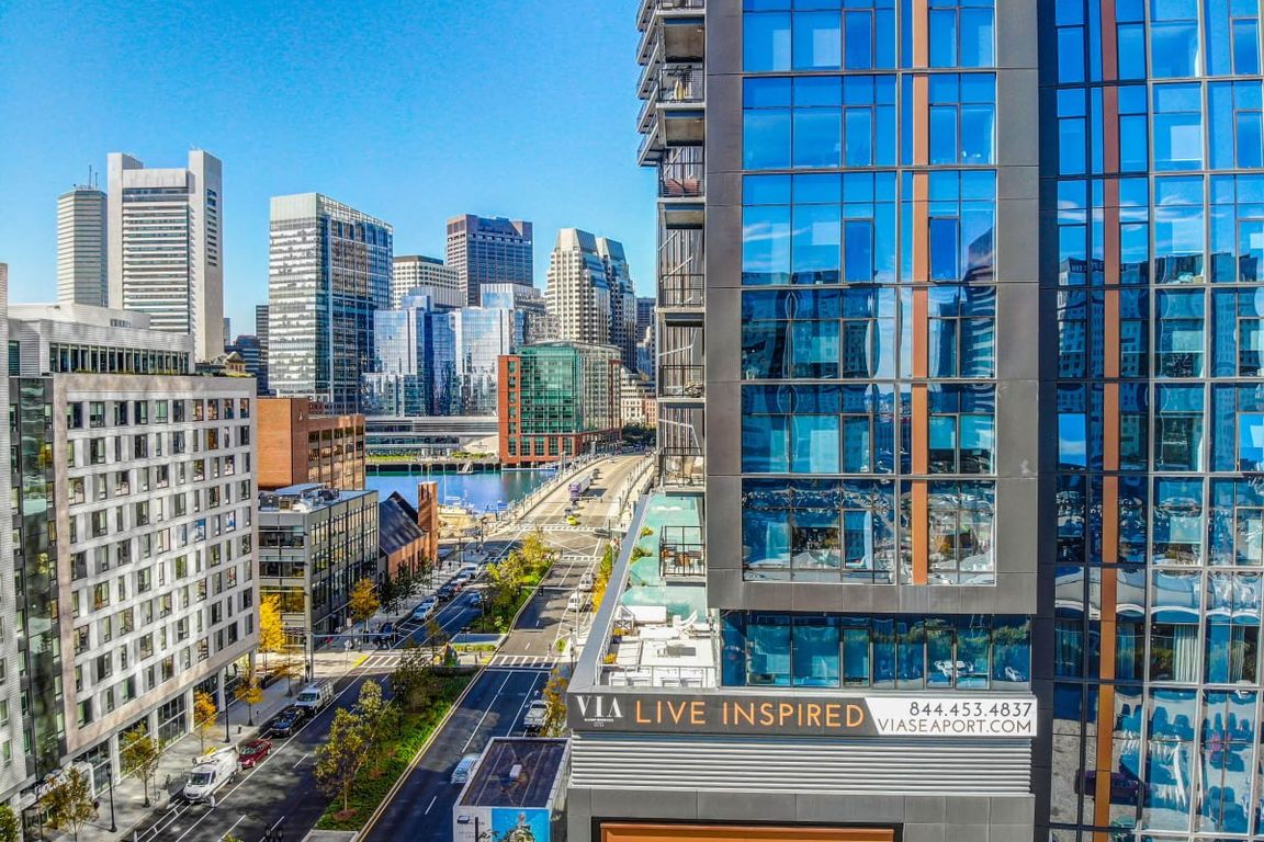 Exterior View of Boston Seaport Waterfront