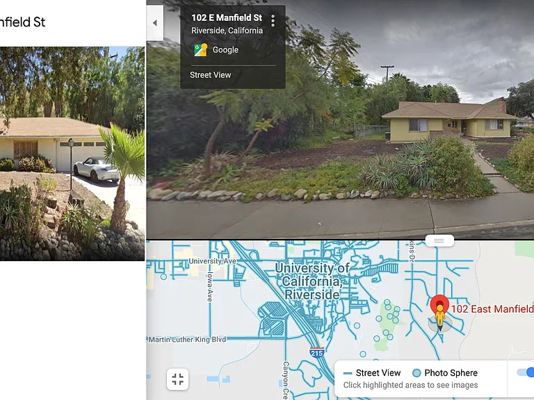 102 East Manfield, street view