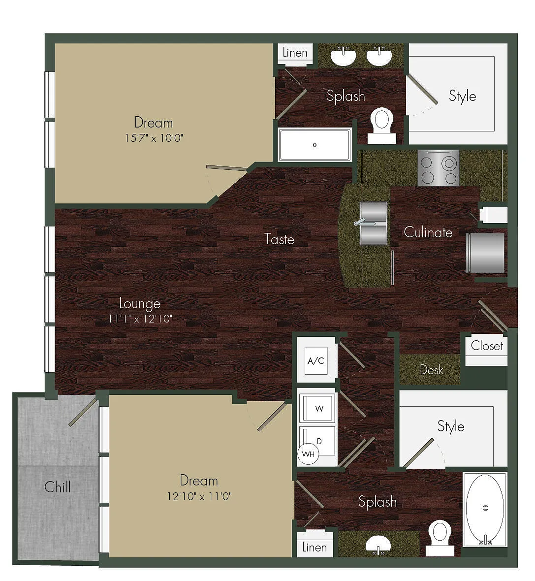 Floor plan B1R