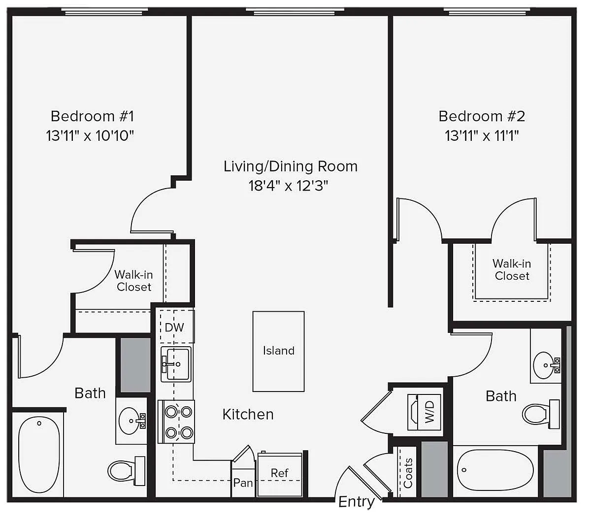 Floor plan B4-A11-218