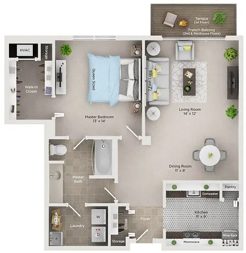 Floor plan A